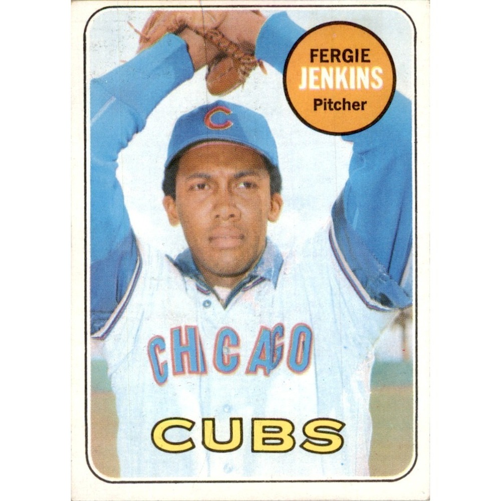 1969 Topps #640 Fergie Jenkins Chicago Cubs EX-MT